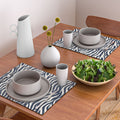 Avenie BR Navy Tiger Stripes Placemat