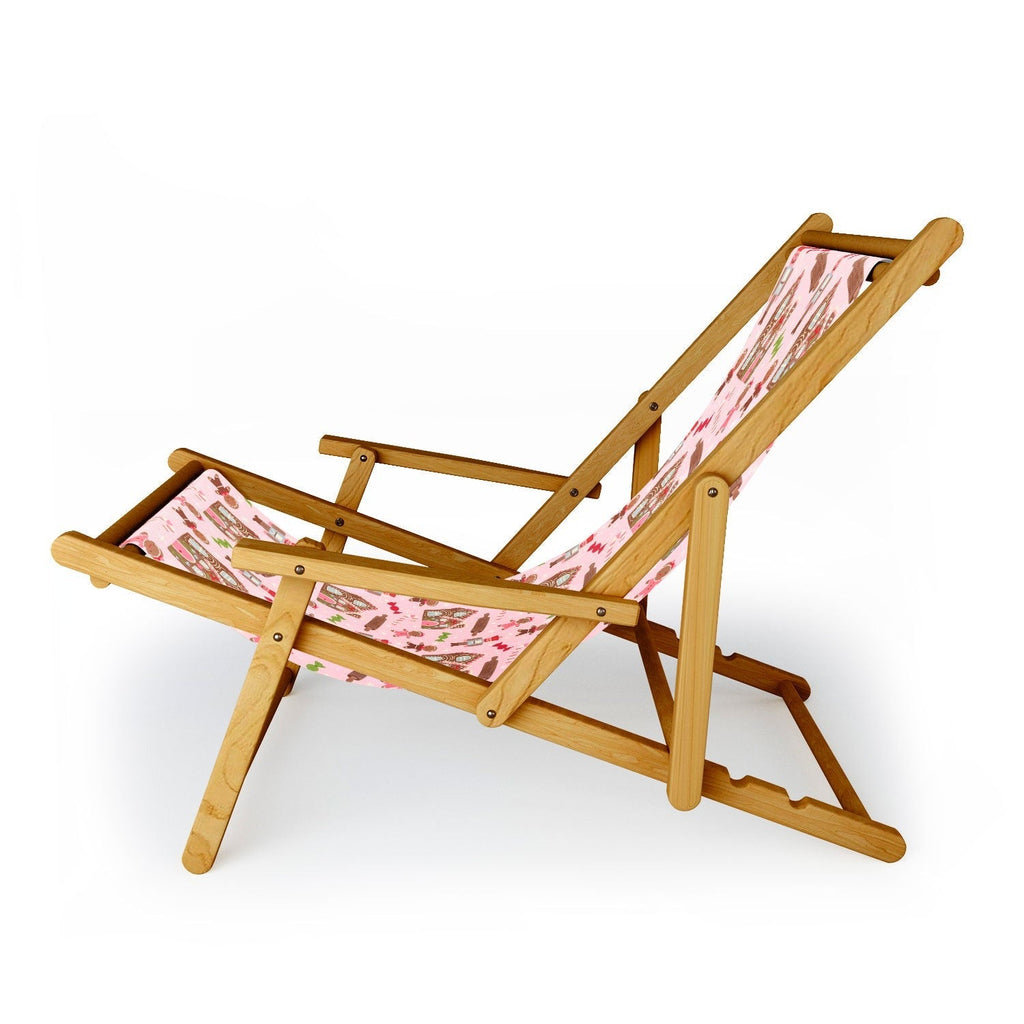 carriecantwell Sweet Christmas Holidays Sling Chair
