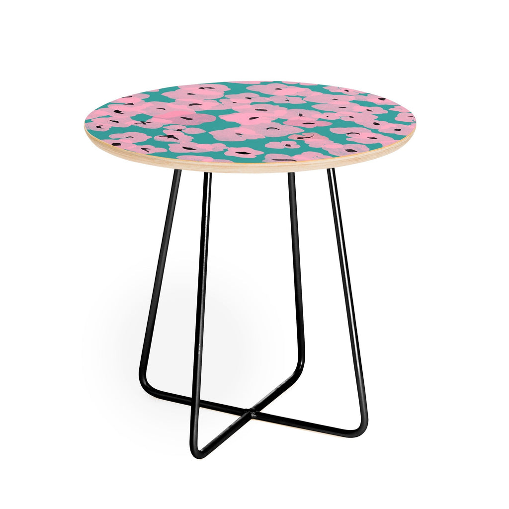 Garima Dhawan hydrangea 14 Round Side Table