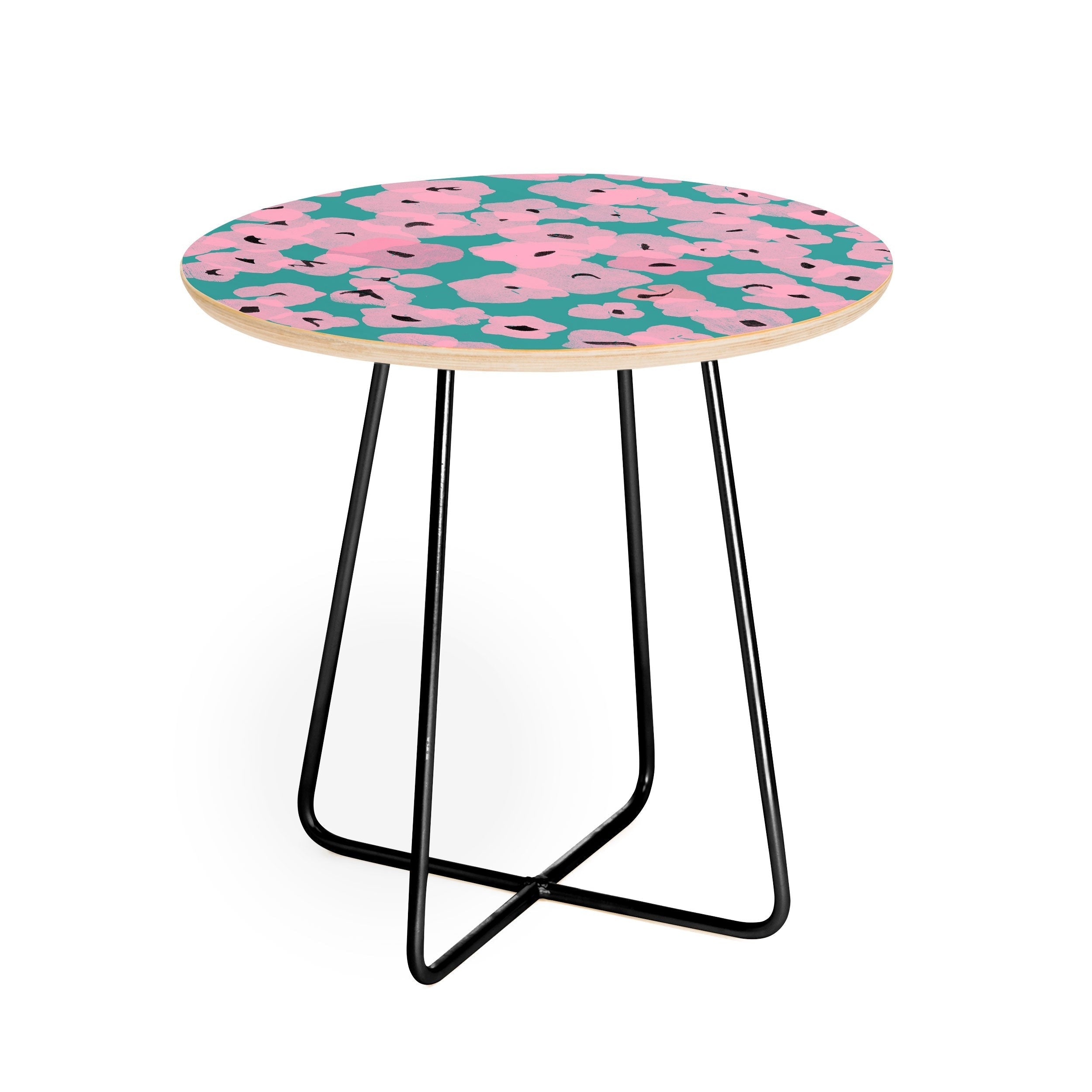Garima Dhawan hydrangea 14 Round Side Table