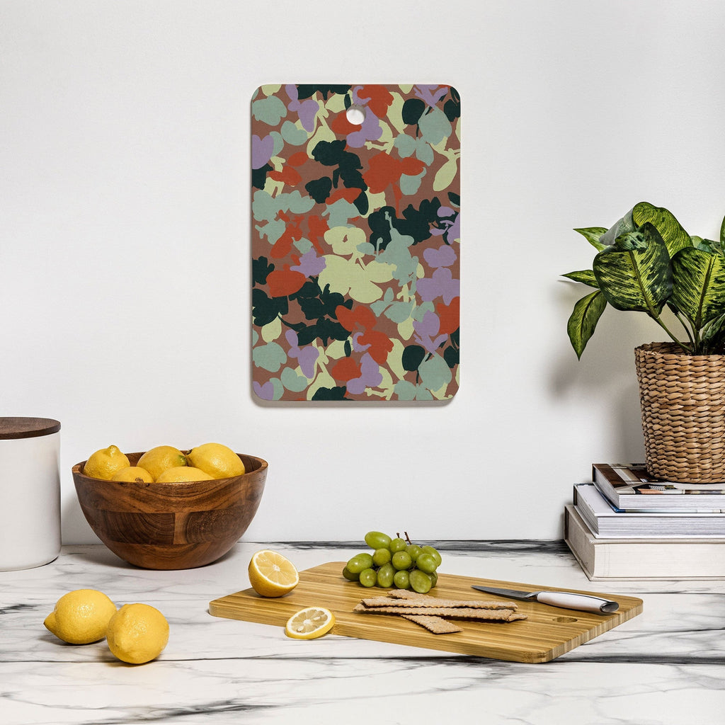 Marta Barragan Camarasa Retro Bloom Medley Cutting Board Rectangle