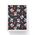 Jennifer Labre Cherries and Bows Framed Mini Art Print