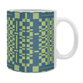 Marta Barragan Camarasa Nostalgic Grid Design Coffee Mug