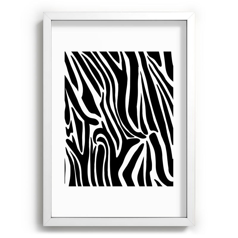 Jennifer Labre Wild Zebra Recessed Framing Rectangle