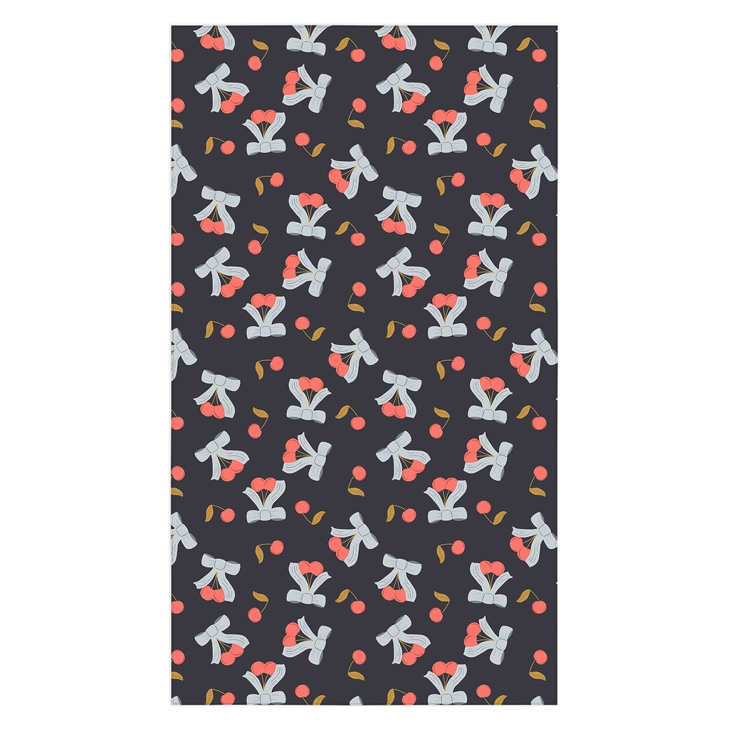 Jennifer Labre Cherries and Bows Tablecloth