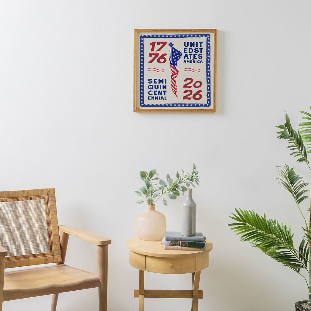 DENY Designs Retro 76 26 Framed Wall Art