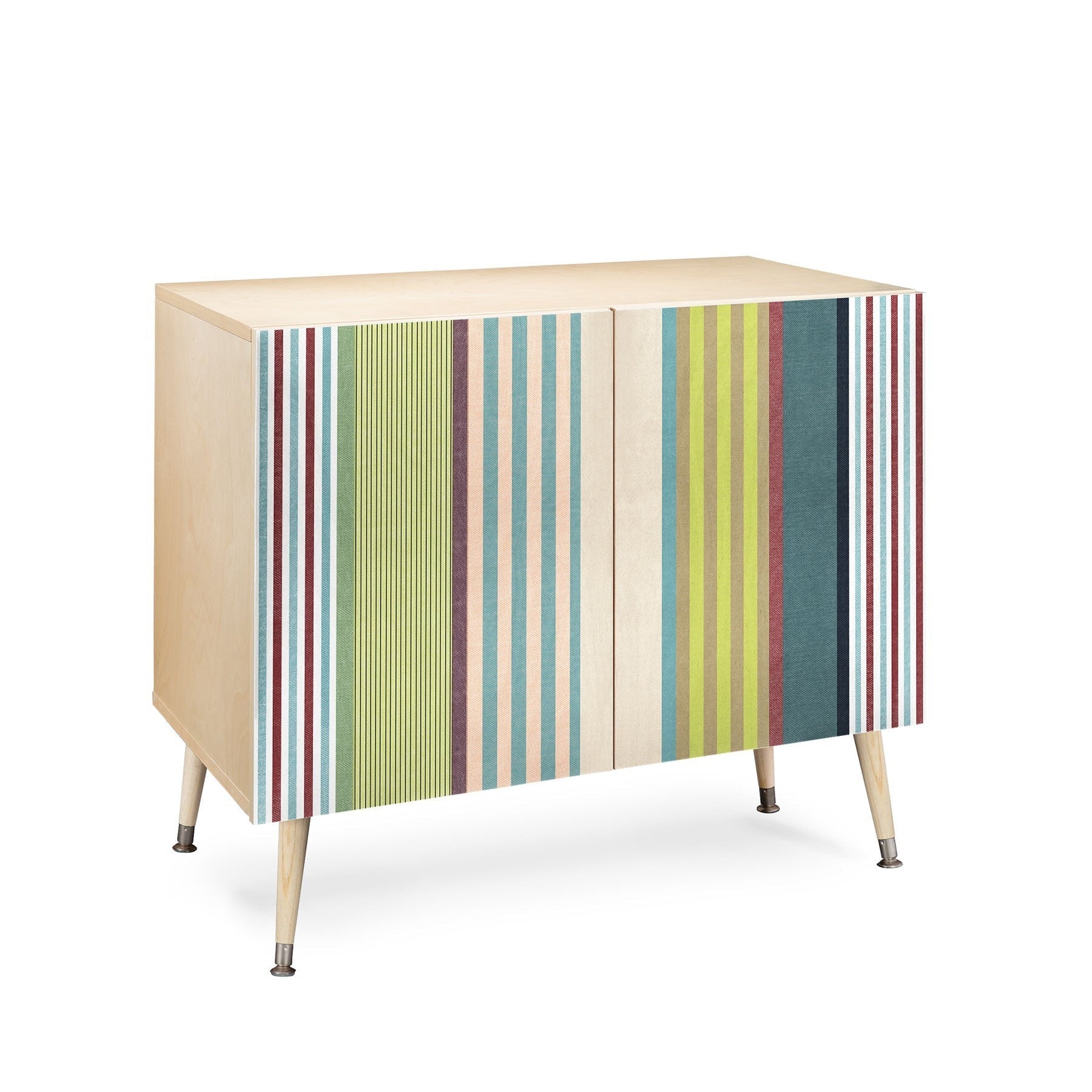 Marta Barragan Camarasa Colorful Stripe Delight Credenza
