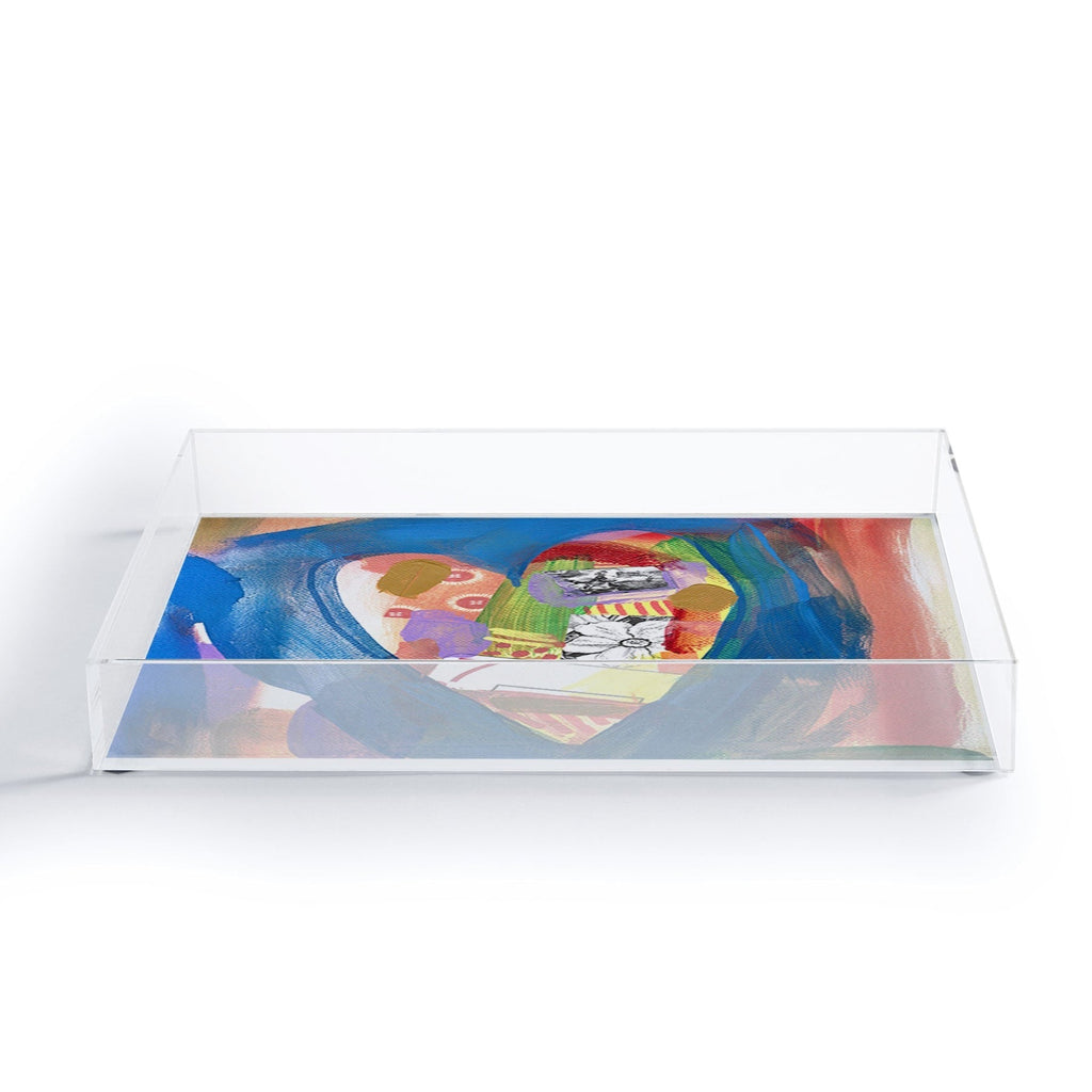 Natalie Baca Lucky in Love Acrylic Tray