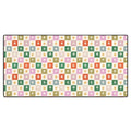 LouBruzzoni Retro Star Block Pattern Desk Mat