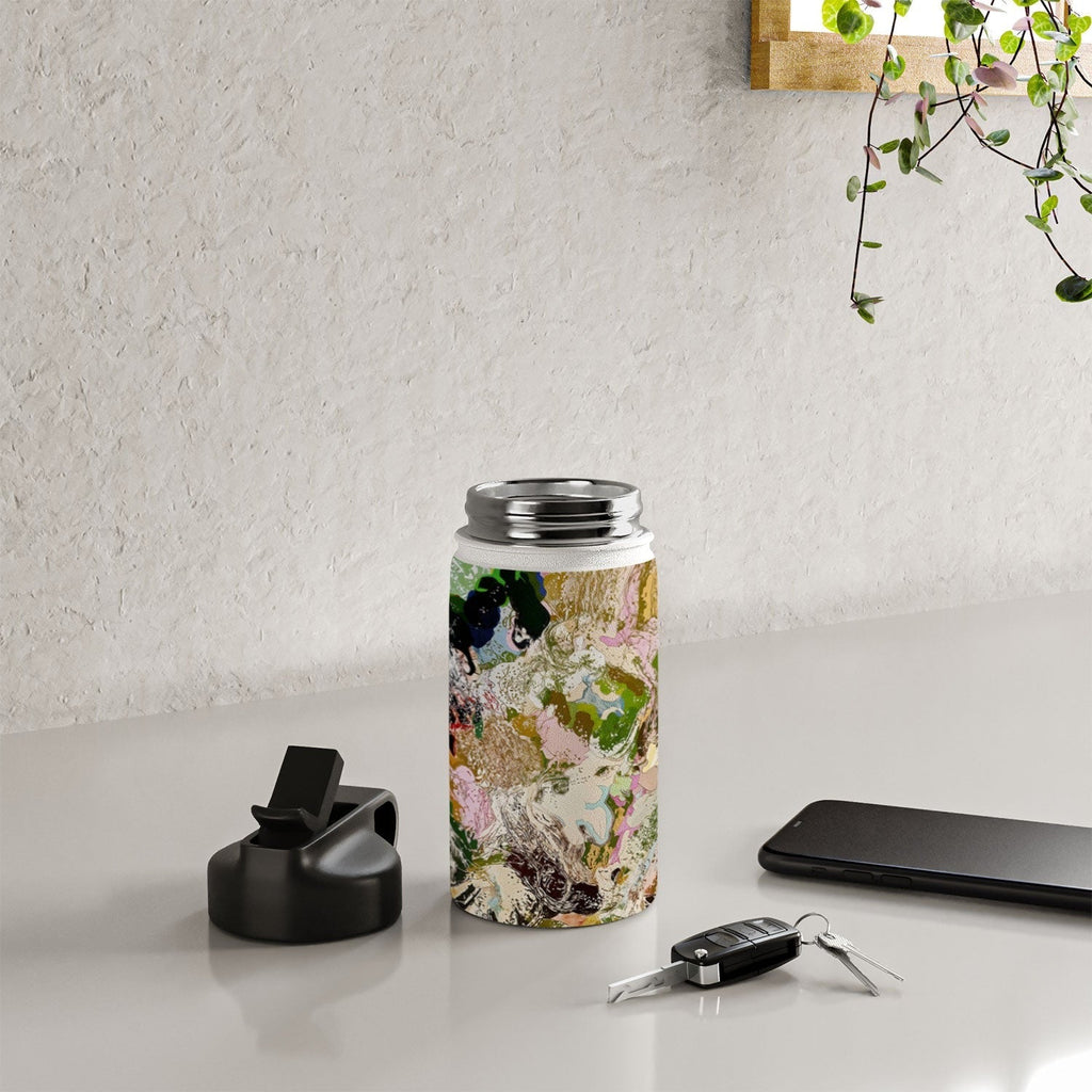 83 Oranges Echoes Beneath the Surface Water Bottle