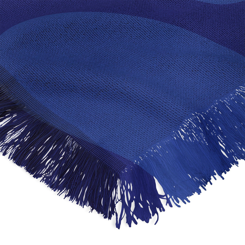Camilla Foss Blue Pebble Throw Blanket