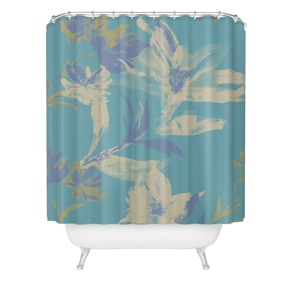 Gabriela Fuente Emma Floral Shower Curtain