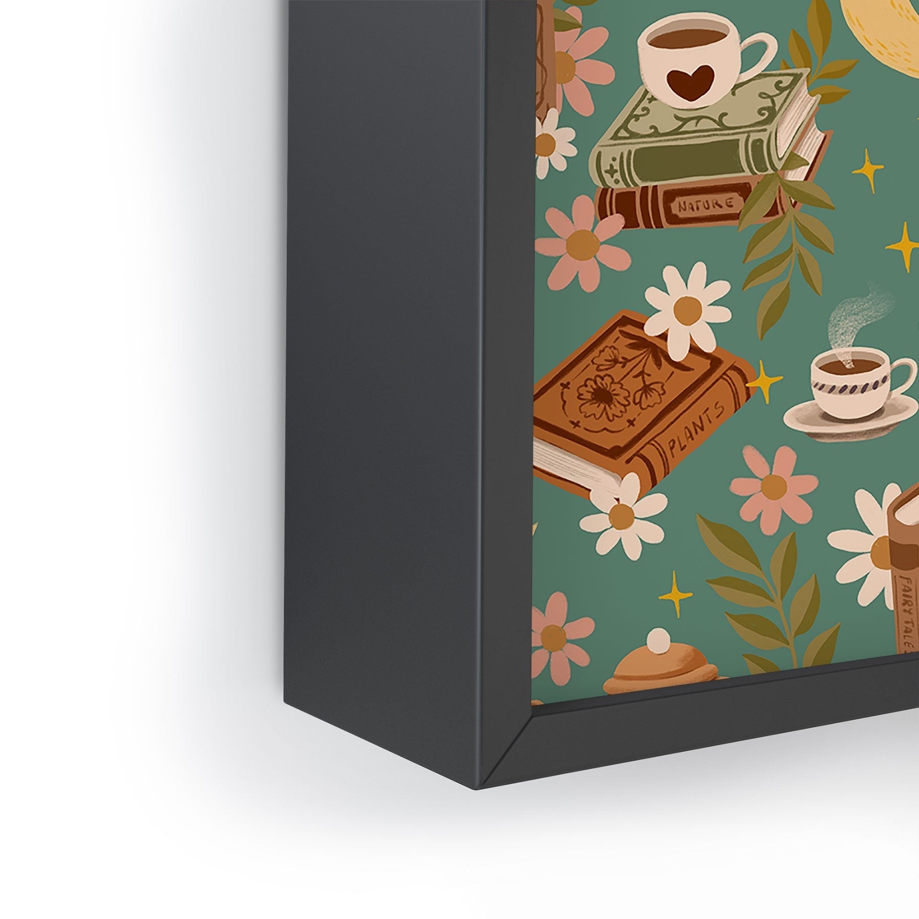 Avenie Moonlit Reading Nook I Framed Mini Art Print