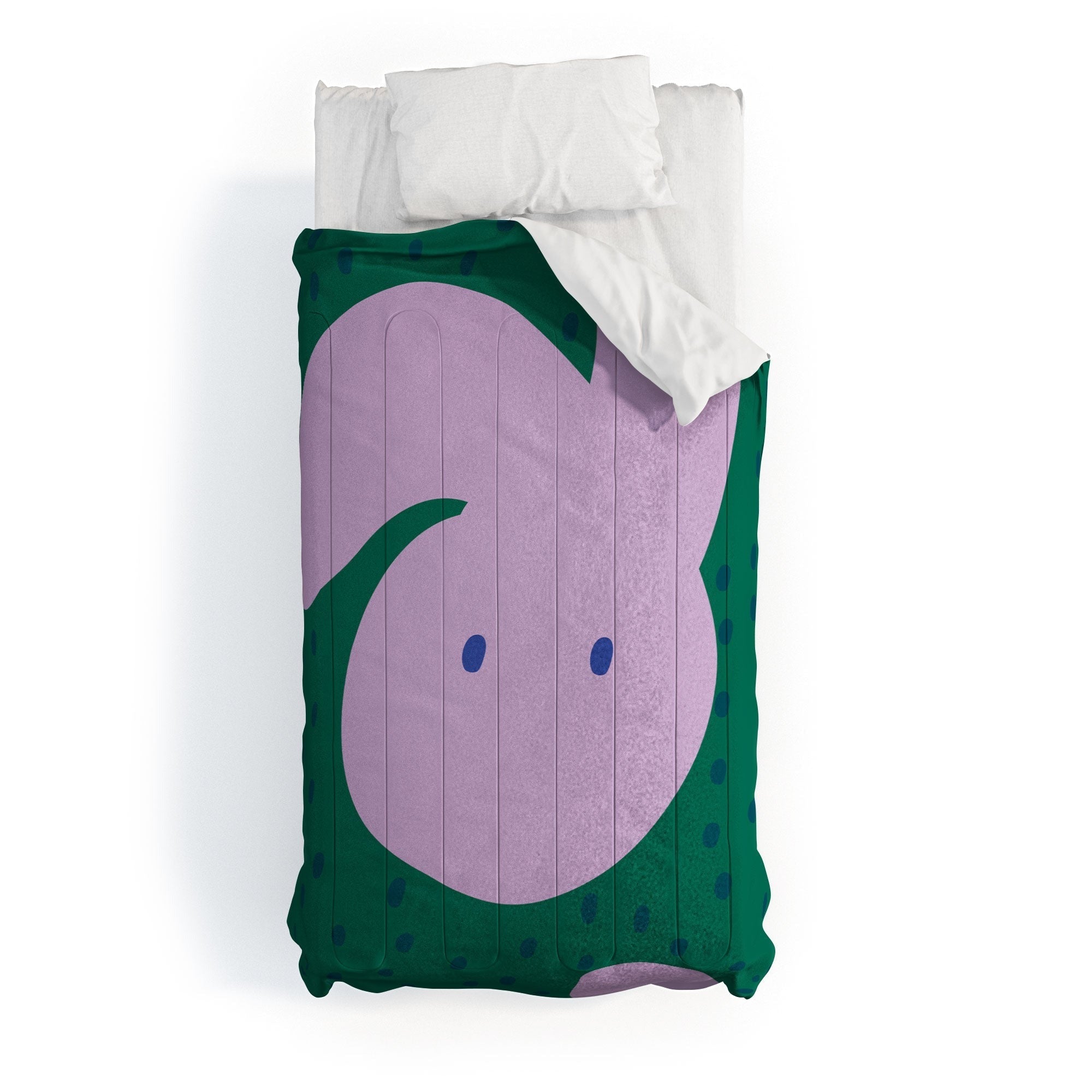 Camilla Foss Pebbles and Rabbit Comforter