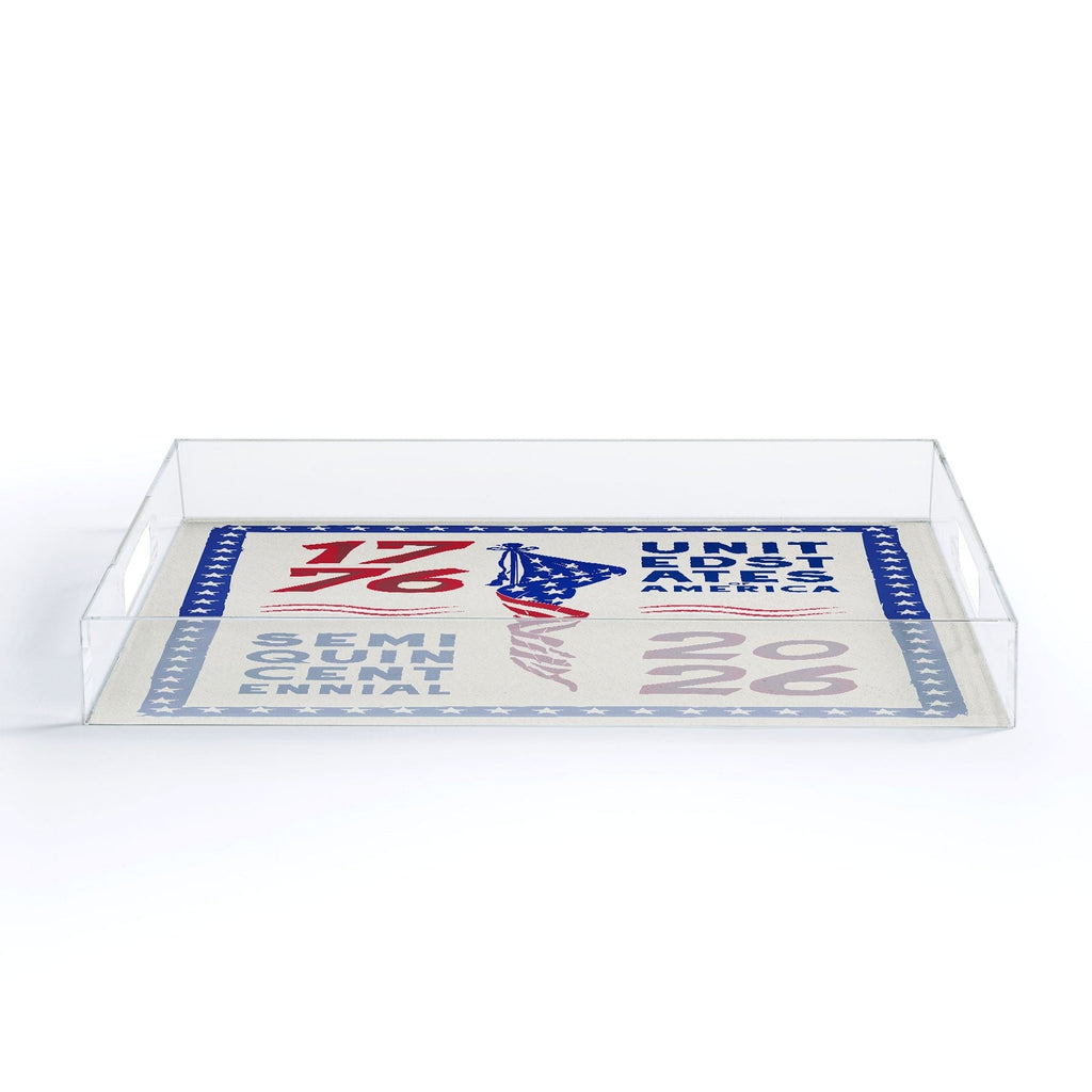 DENY Designs Retro 76 26 Acrylic Tray