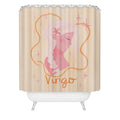 Little Om Zodiac Sign Virgo Shower Curtain