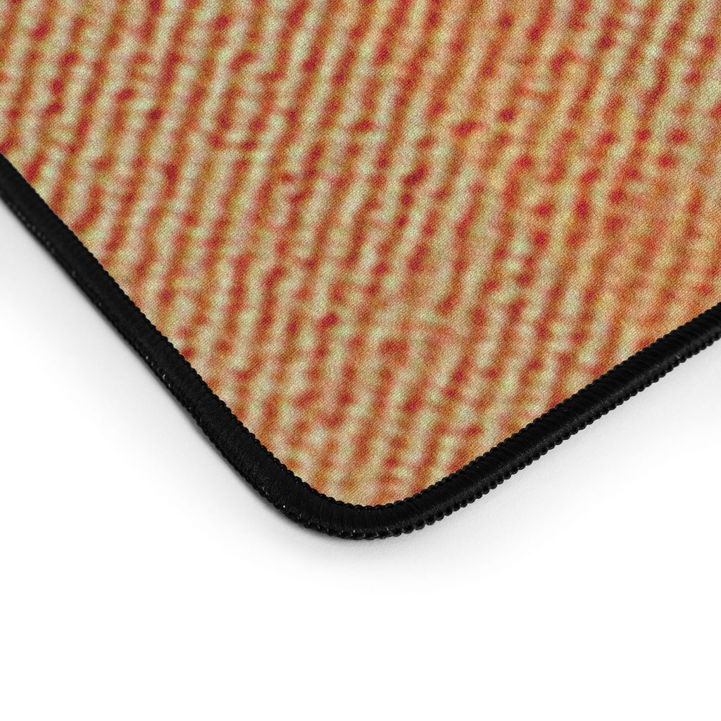 Marta Barragan Camarasa Retro Picnic Plaid Warm Tones Desk Mat