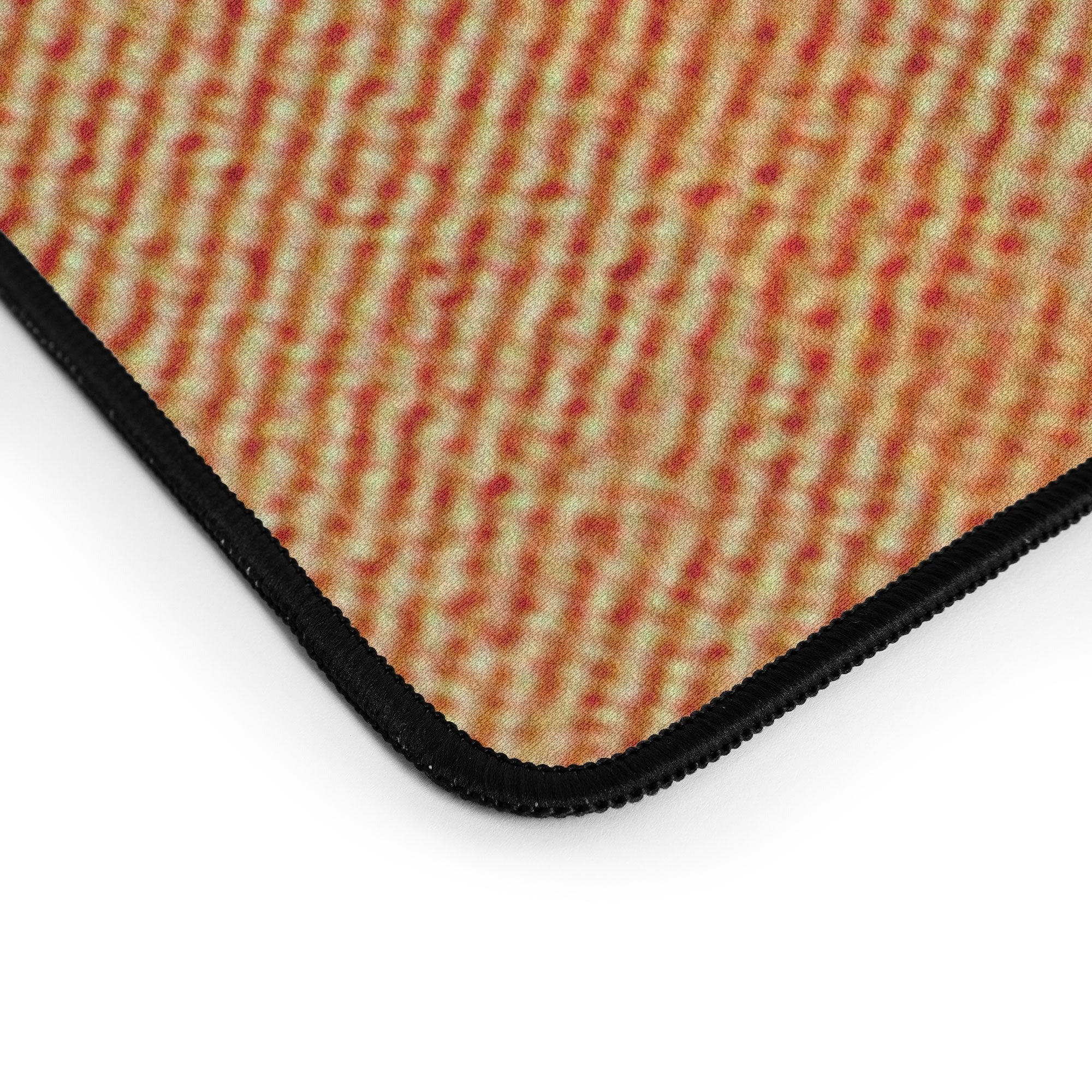 Marta Barragan Camarasa Retro Picnic Plaid Warm Tones Desk Mat