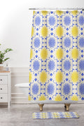 Design by Spark Dolce Vita Parasols Shower Curtain And Mat
