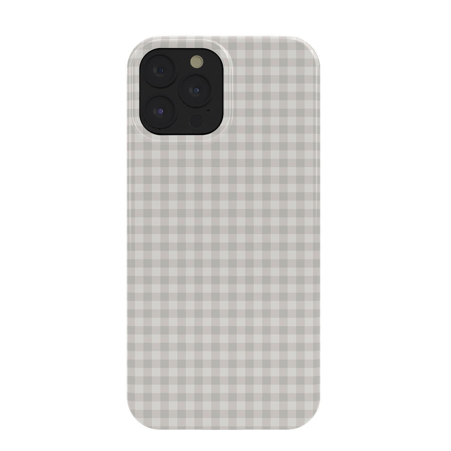 Colour Poems Gingham Plaid Pattern Cloud White Phone Case