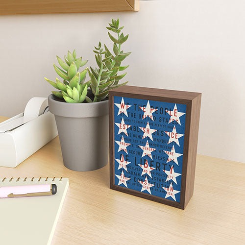 DENY Designs Starred Preamble Framed Mini Art Print
