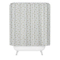 CoastL Studio Hand Drawn Holly Stripe Shower Curtain