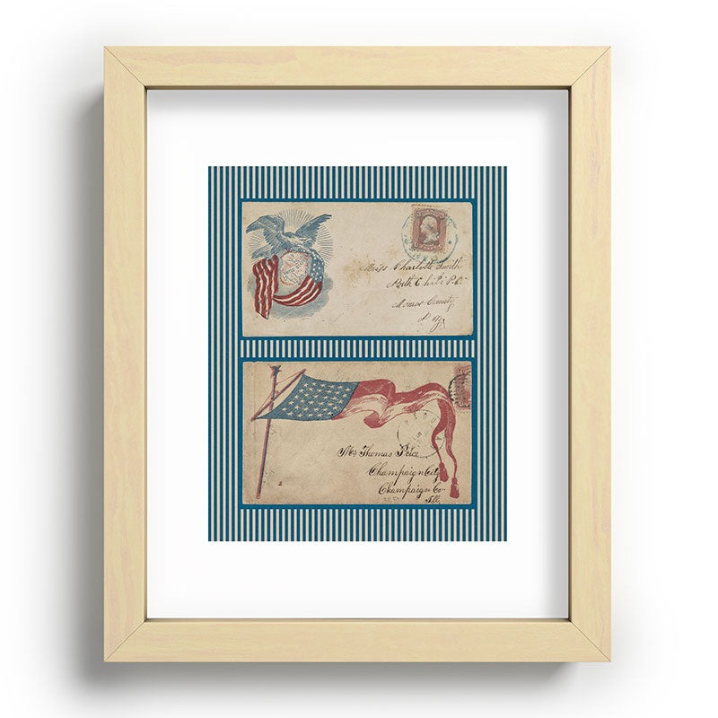 DENY Designs Civil War Envelopes Recessed Framing Rectangle