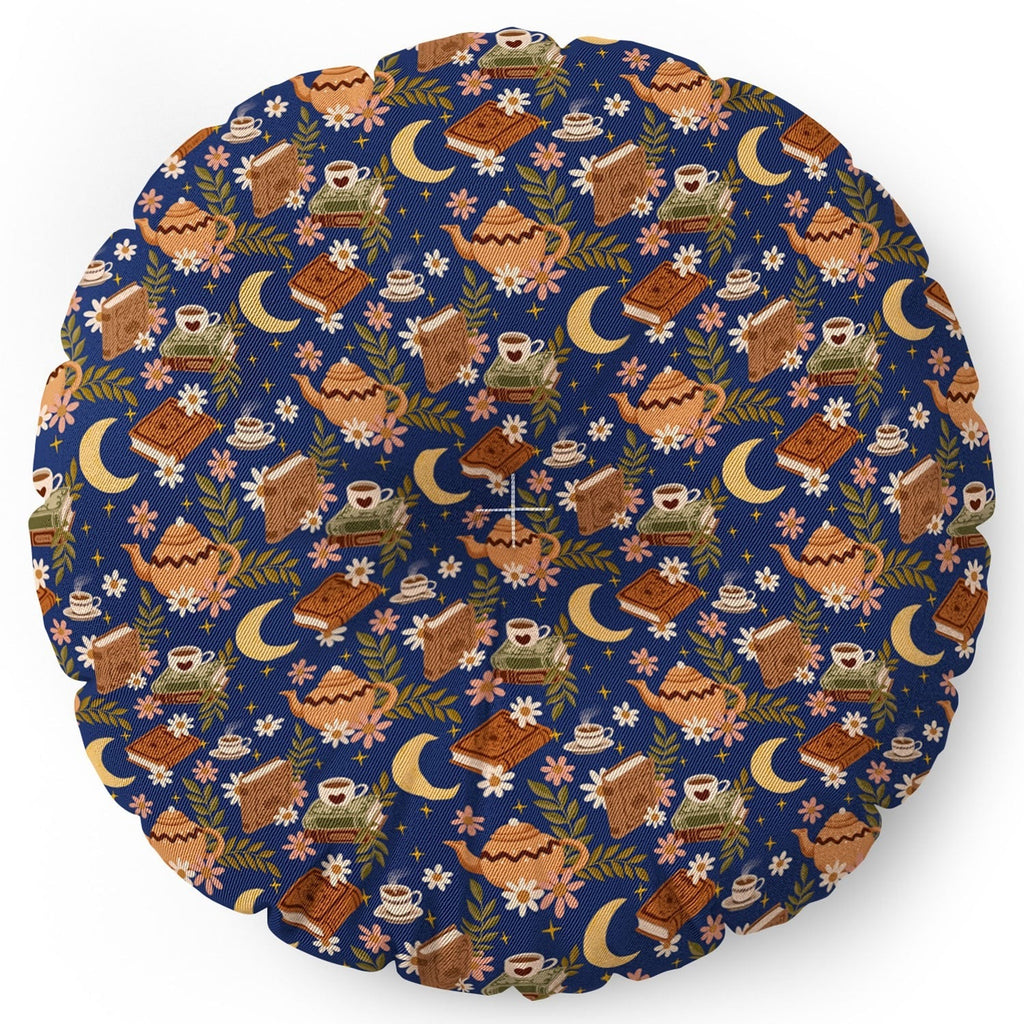 Avenie Moonlit Reading Nook II Floor Pillow Round