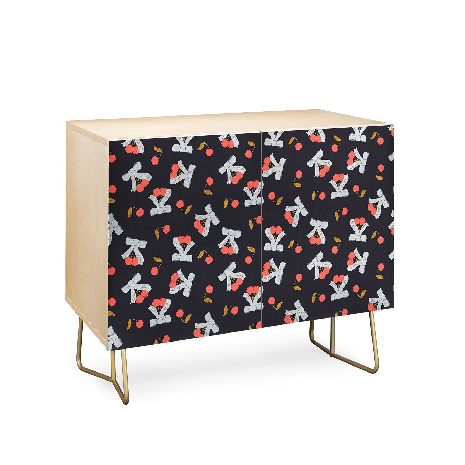 Jennifer Labre Cherries and Bows Credenza