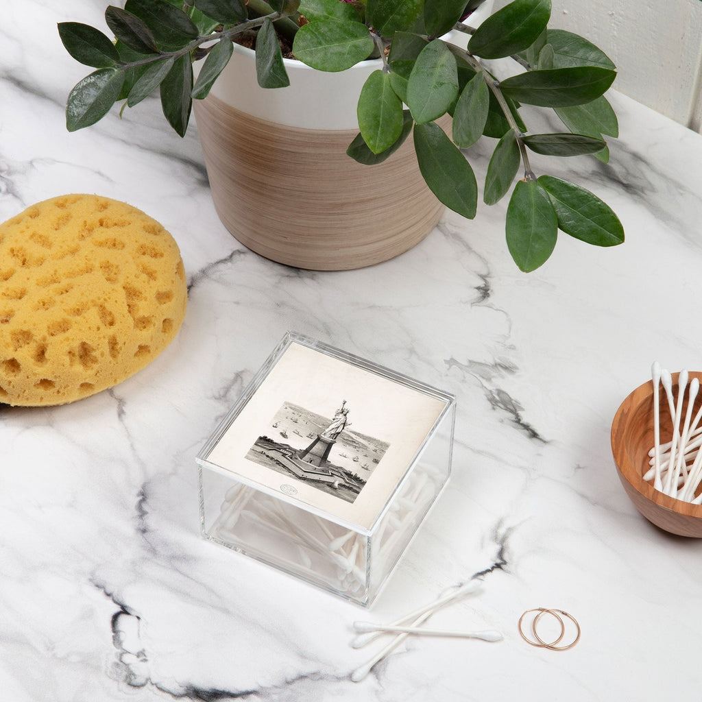 DENY Designs Vintage Lady Liberty Acrylic Box