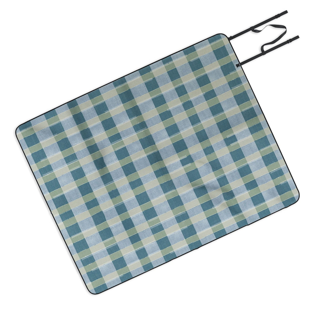 Marta Barragan Camarasa Country Style Checks Picnic Blanket