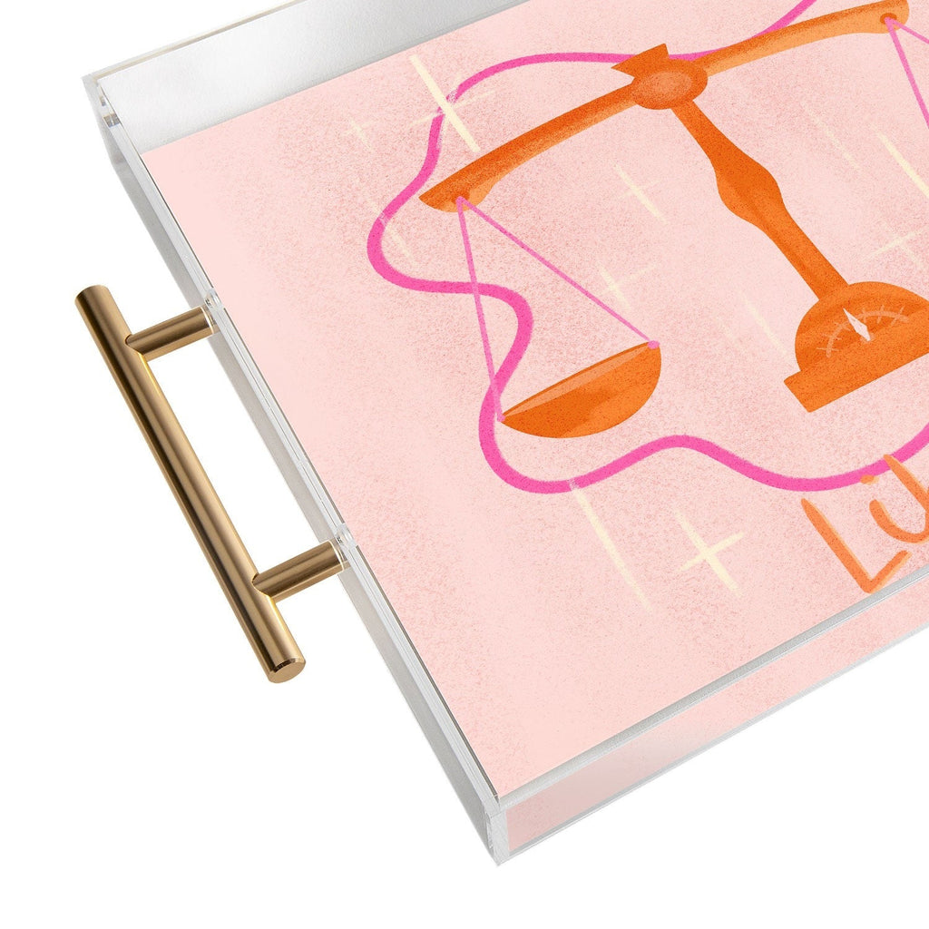 Little Om Zodiac Signs Libra Acrylic Tray