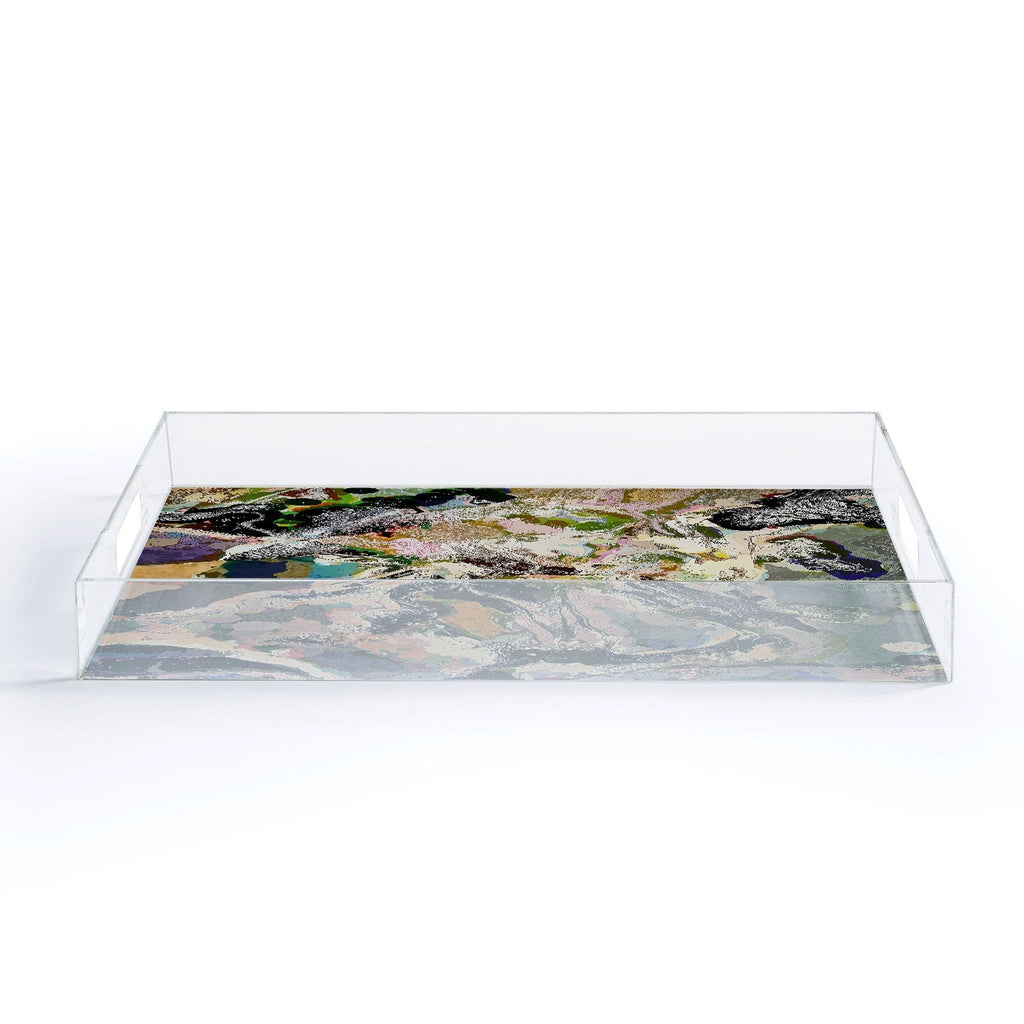 83 Oranges Echoes Beneath the Surface Acrylic Tray