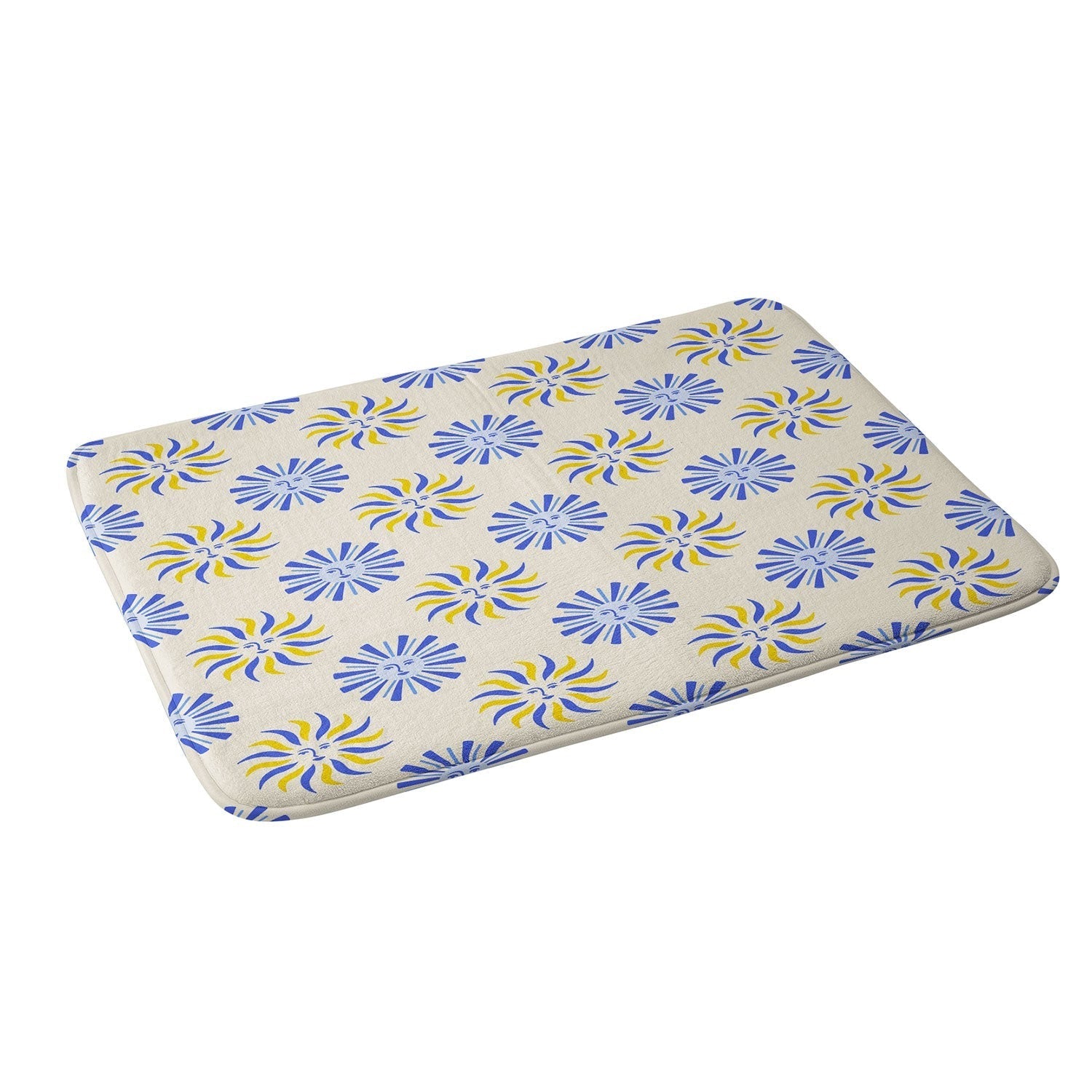 Design by Spark Dolce Vita Radial Sun Flames Memory Foam Bath Mat