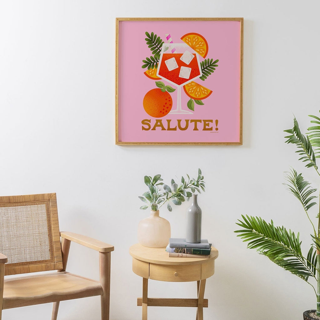 Jessica Molina Orange Spritz Framed Wall Art