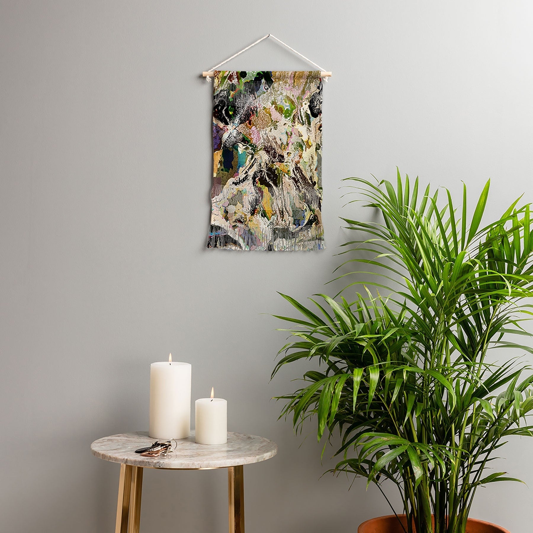 83 Oranges Echoes Beneath the Surface Wall Hanging Portrait