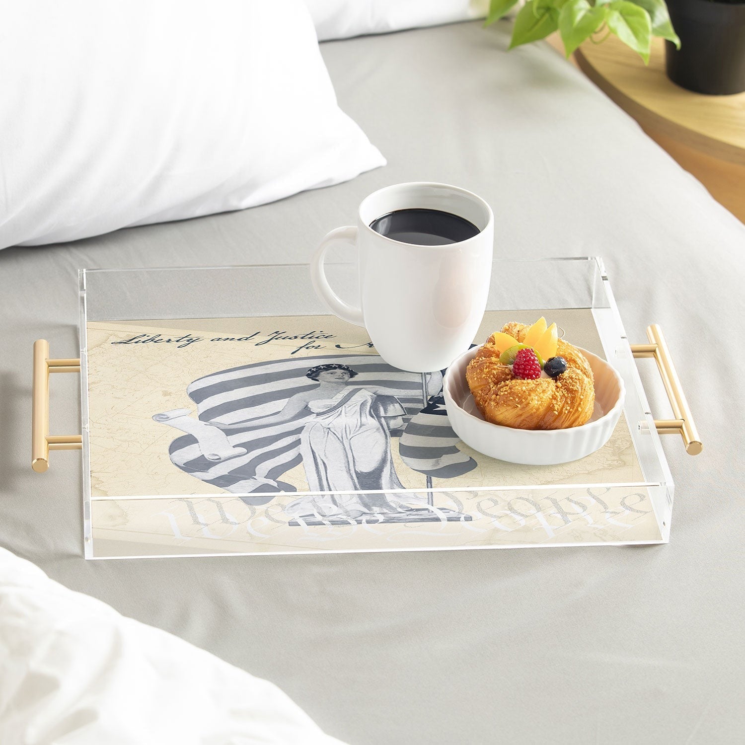 DENY Designs Liberty and Justice Woman Acrylic Tray