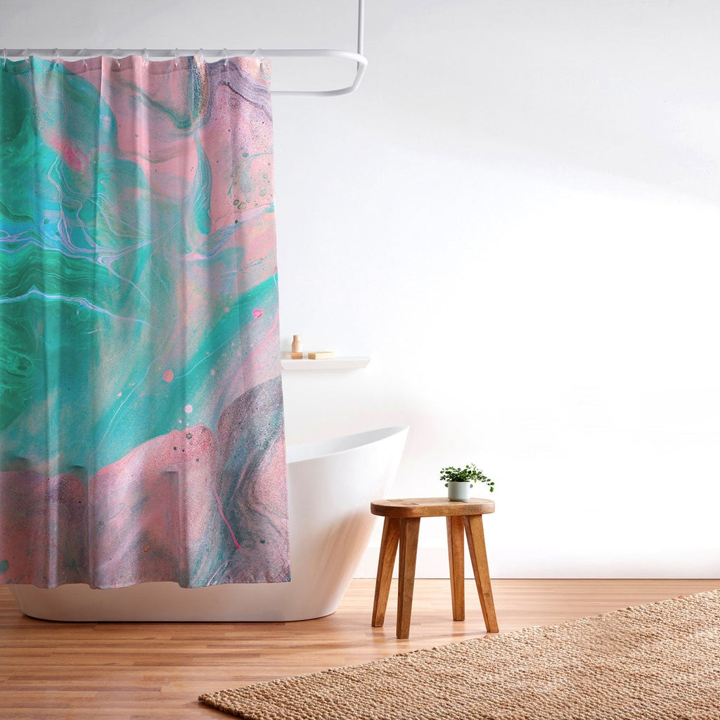 83 Oranges Another Worldly Shower Curtain