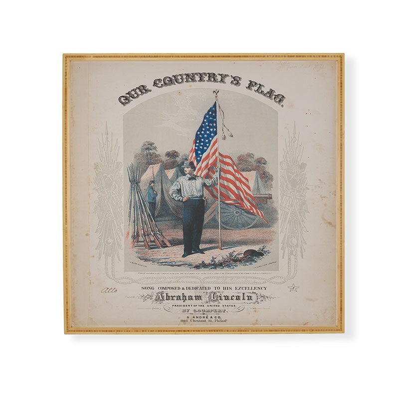 DENY Designs Our Country s Flag Framed Wall Art