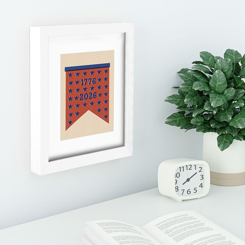 DENY Designs Star Banner Recessed Framing Rectangle