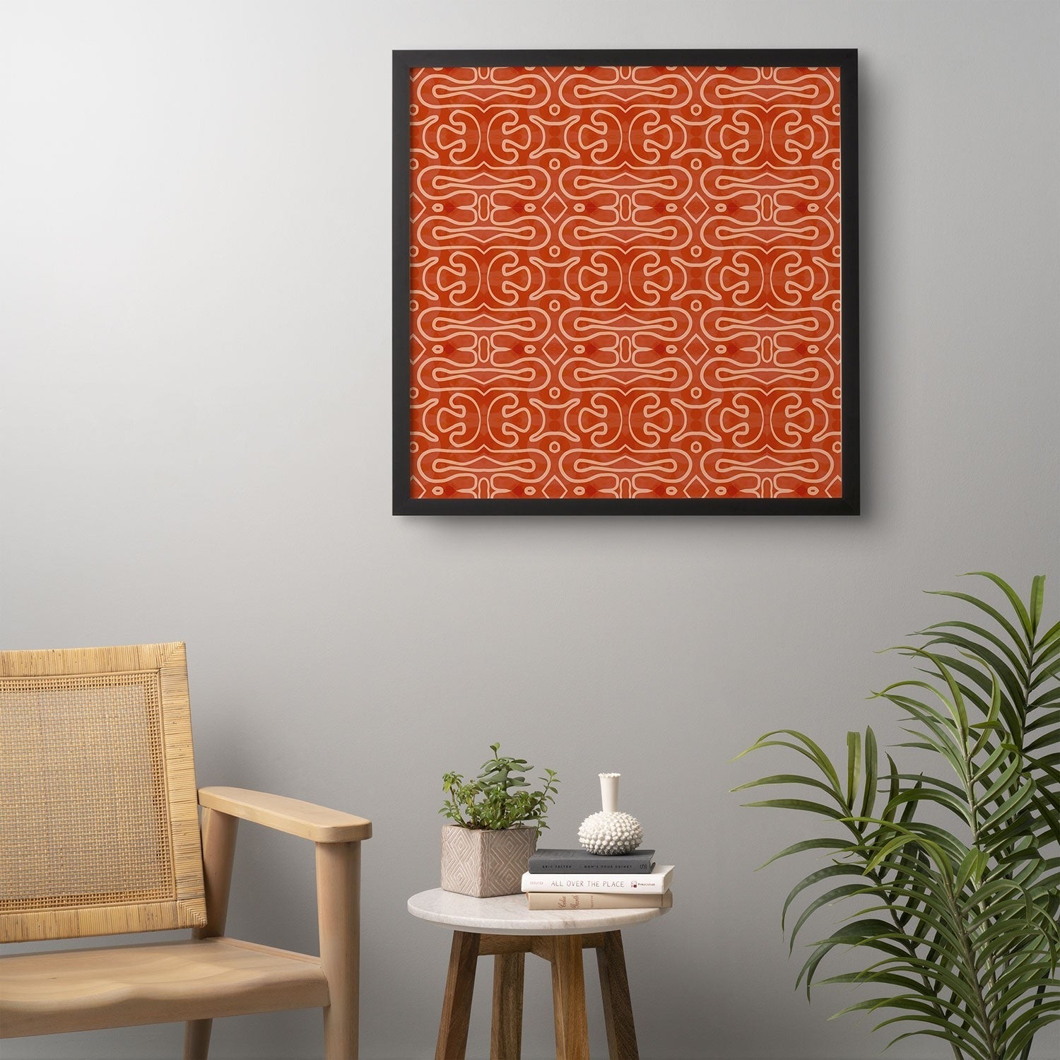 Mirimo Venexiana Burnt Orange Framed Wall Art