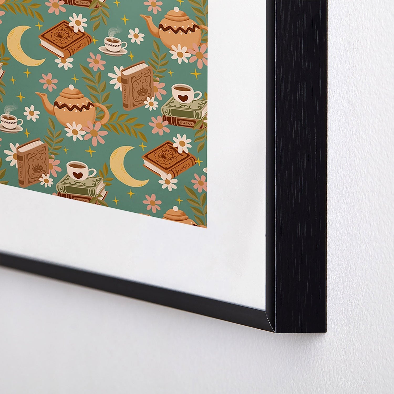 Avenie Moonlit Reading Nook I Metal Framed Art Print