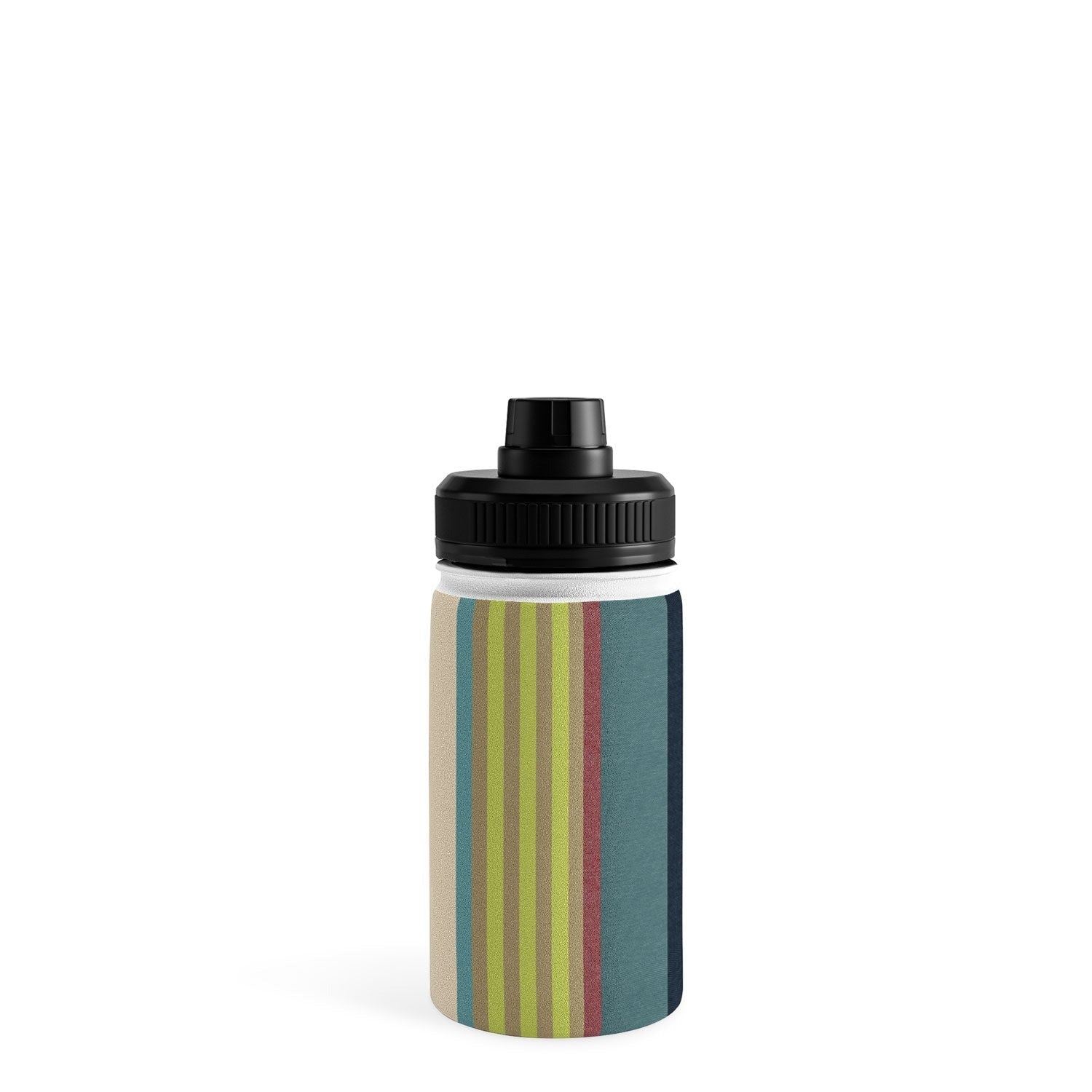 Marta Barragan Camarasa Colorful Stripe Delight Water Bottle