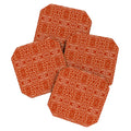 Mirimo Venexiana Burnt Orange Coaster Set