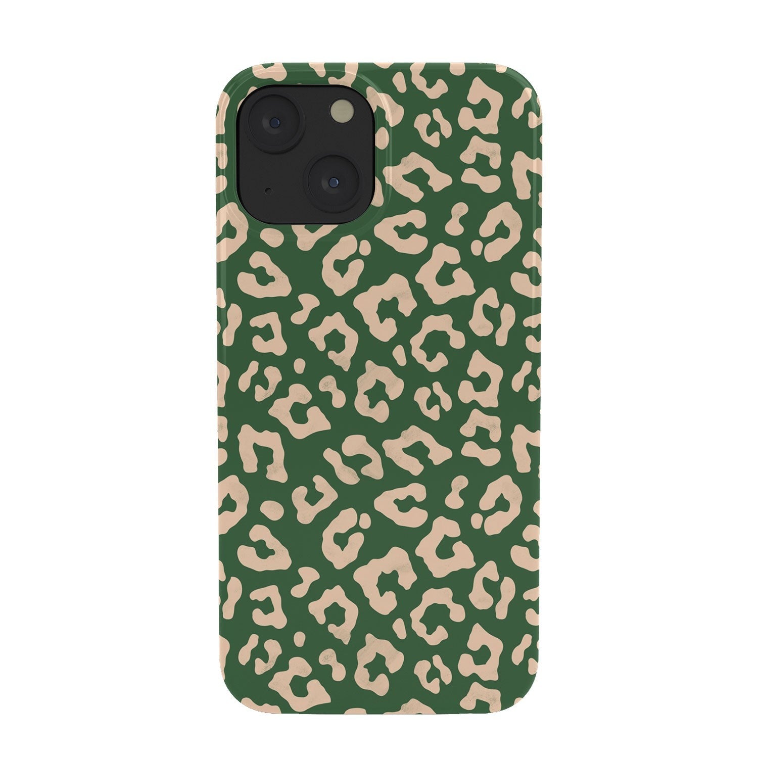 Avenie BR Cheetah Print In Green Phone Case
