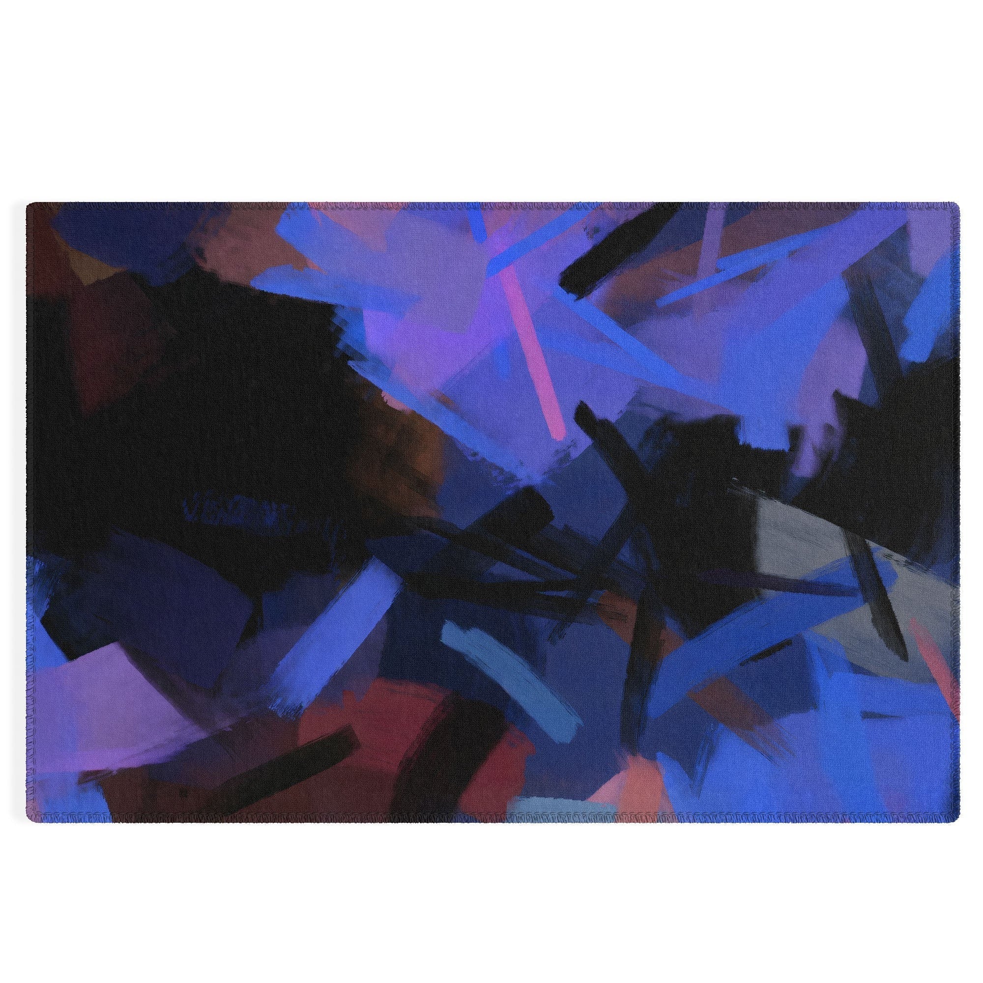 83 Oranges Midnight Sparks Outdoor Rug