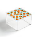 Design by Spark Zesty Oranges and Stripes Acrylic Box