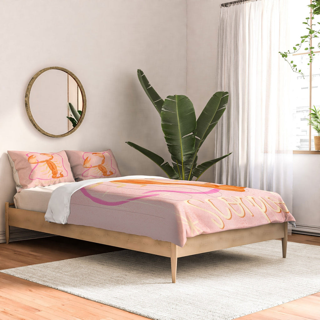 Little Om Zodiac Sign Scorpio Comforter