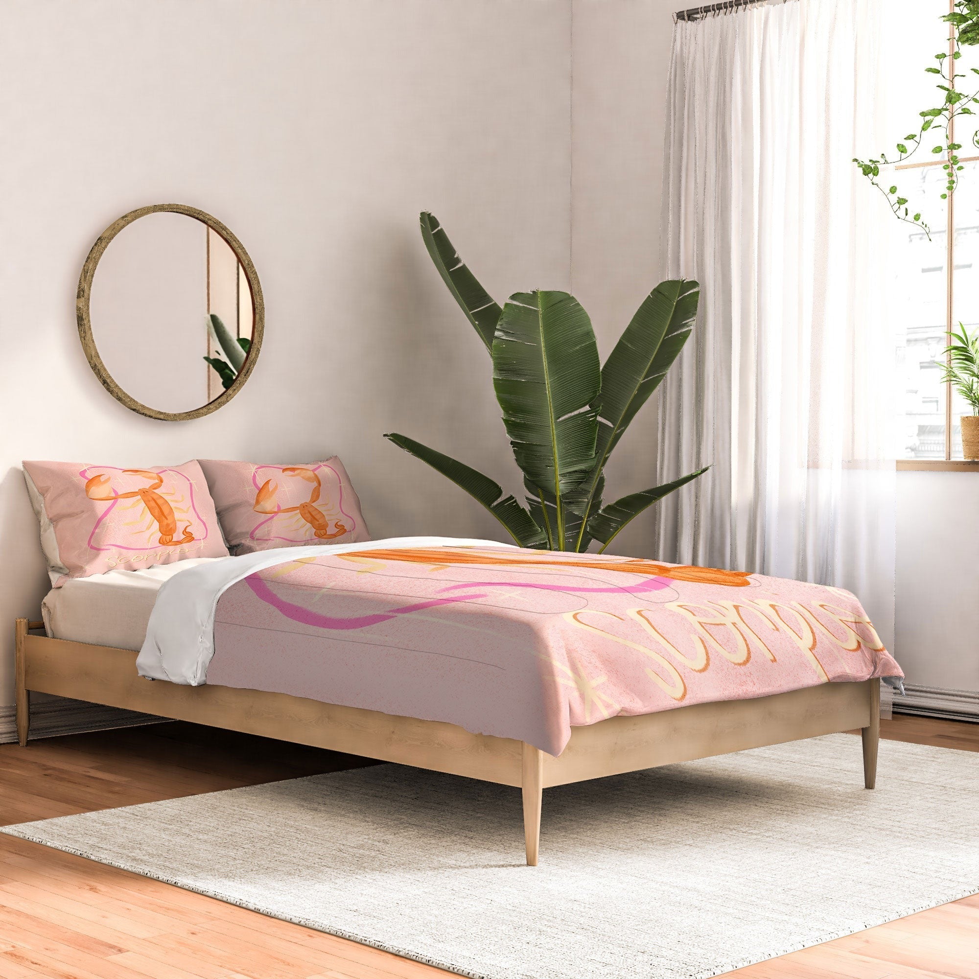 Little Om Zodiac Sign Scorpio Comforter