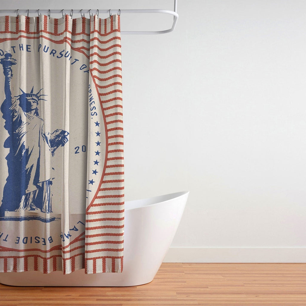 DENY Designs Life Liberty Shower Curtain